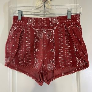 Madewell Red Shorts